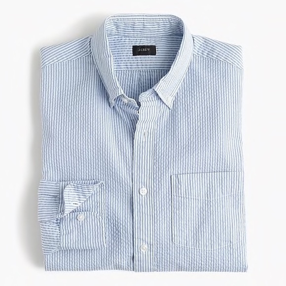 J. Crew Other - J Crew Seersucker Dress Shirt